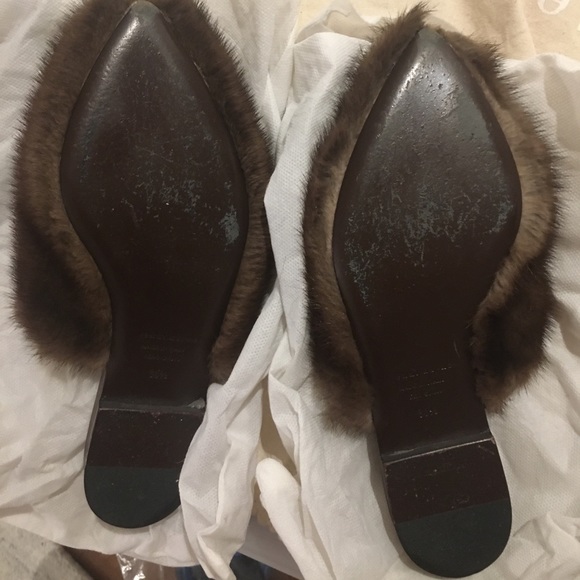 Jenni Kayne Mink Slides size 6.5 - Picture 8 of 9
